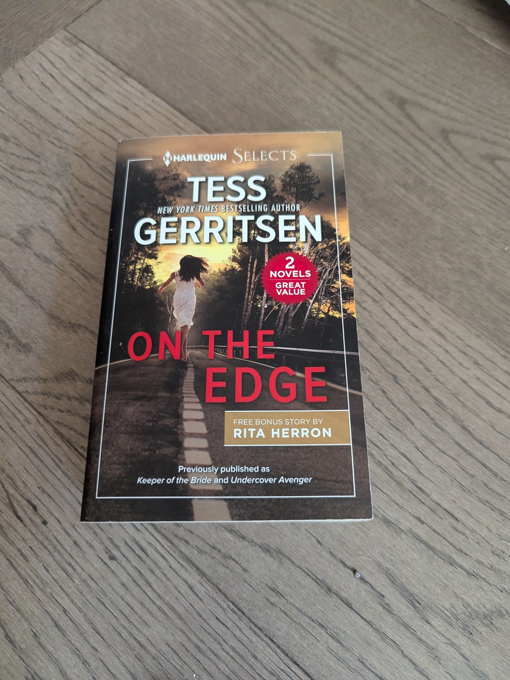 Tess Gerritsen — On The Edge (Harlequin Selects) - Brand New